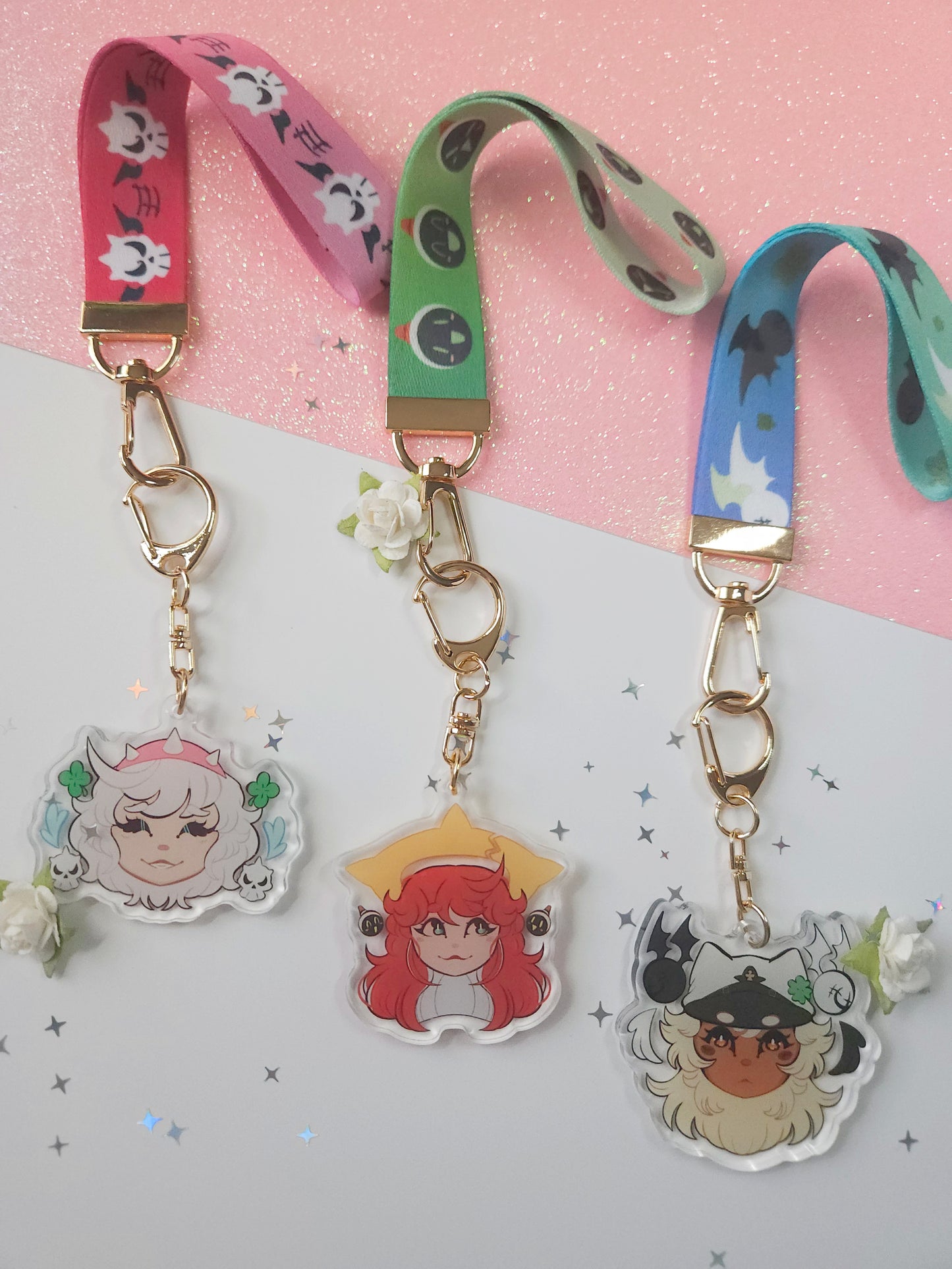 Valentine Sister GGST Lanyard Keychain
