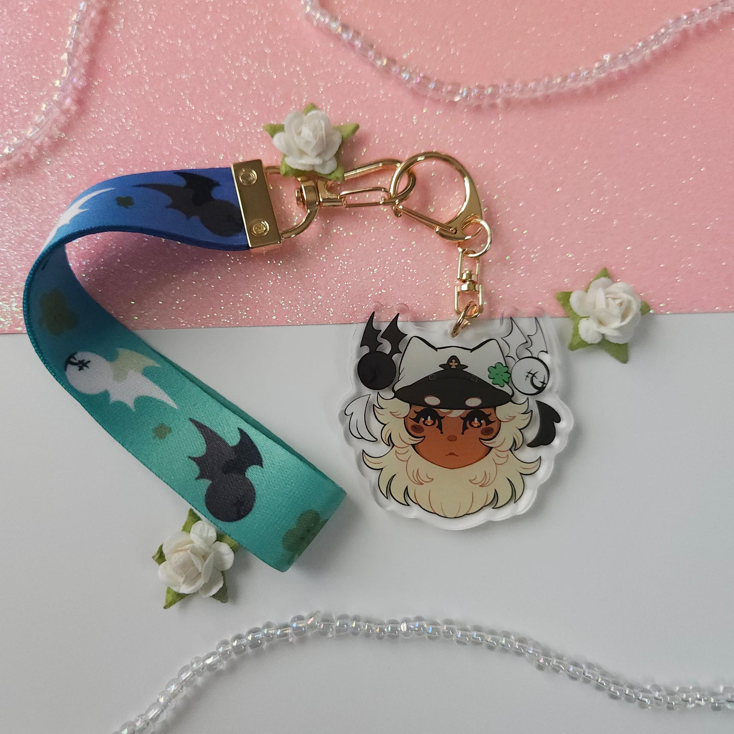 Valentine Sister GGST Lanyard Keychain