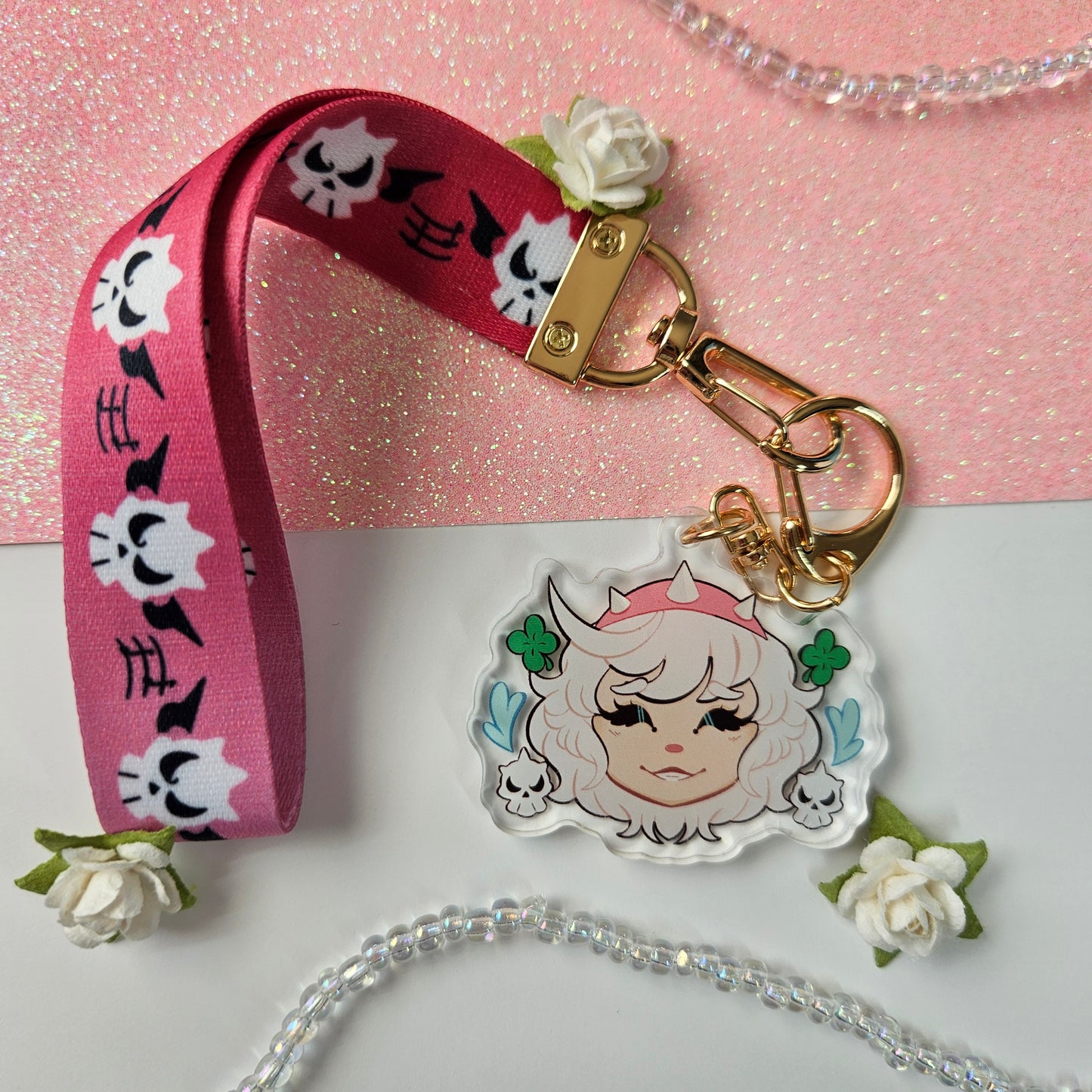 Valentine Sister GGST Lanyard Keychain