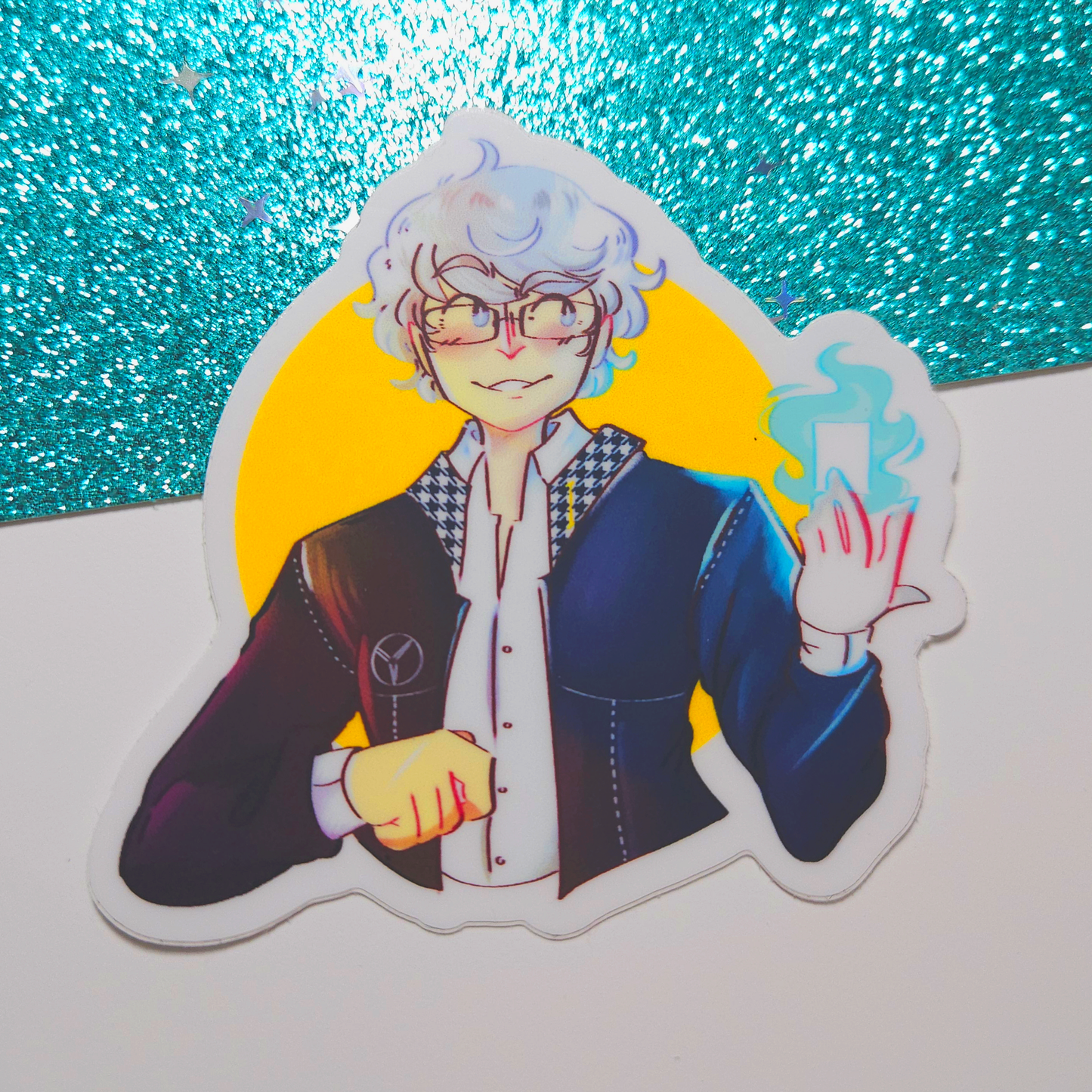 Persona 3-5 Protagonist Vinyl Sticker