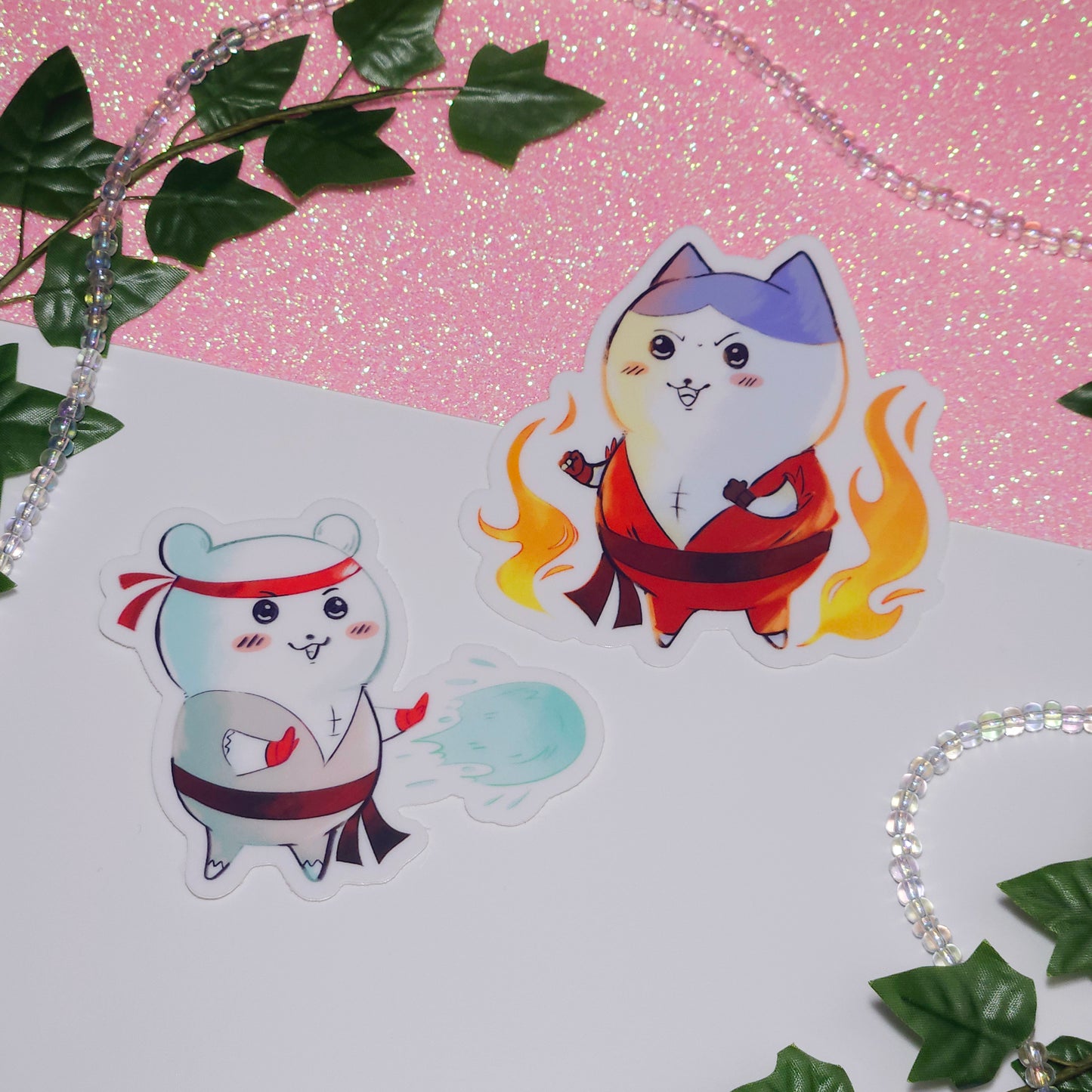 Chiikawa Ryu & Hachiware Ken Vinyl Sticker