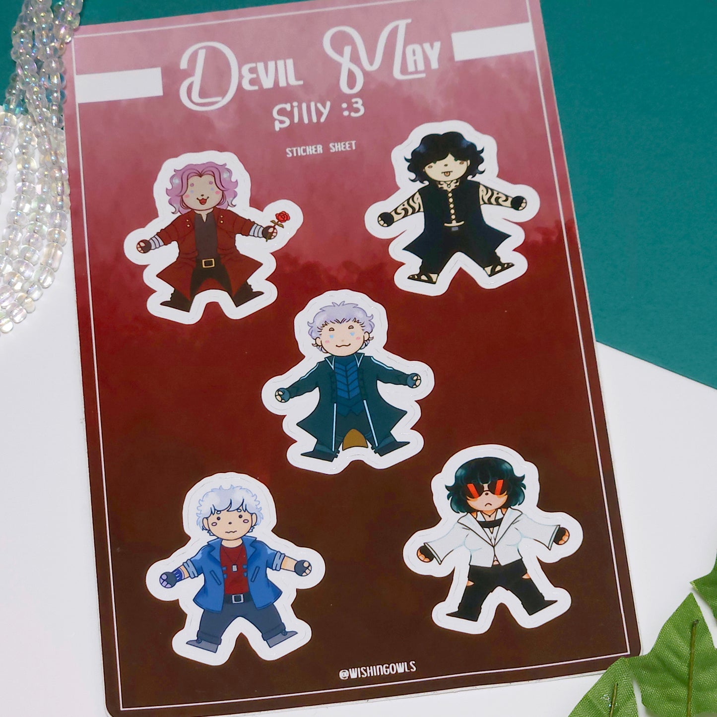 Devil May SILLY Vinyl Sticker Sheet