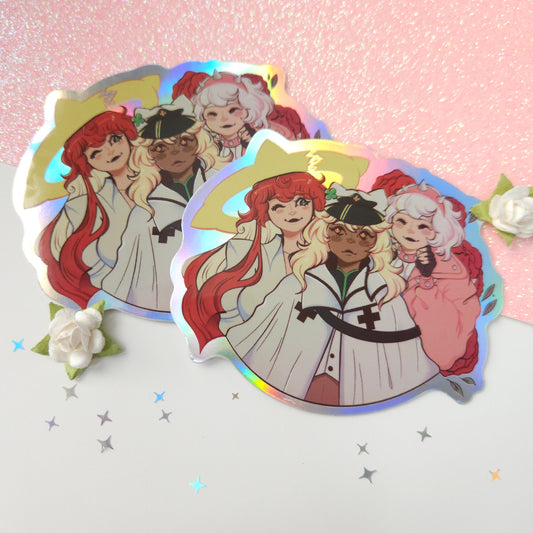Valentine Trio GGST Holo Sticker