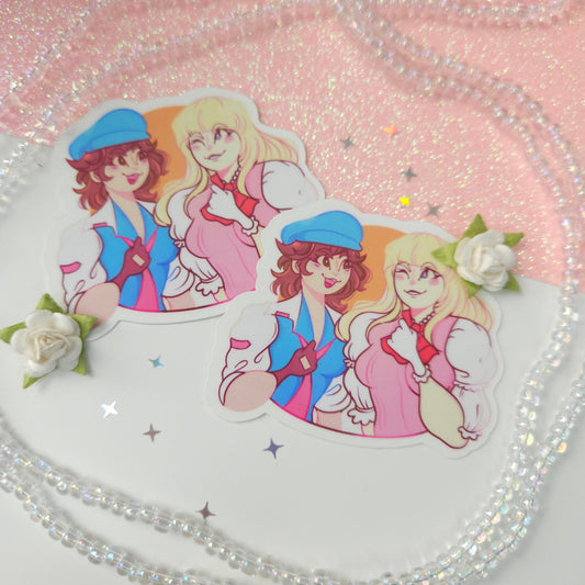 Asuka and Lili TK8 Vinyl Sticker