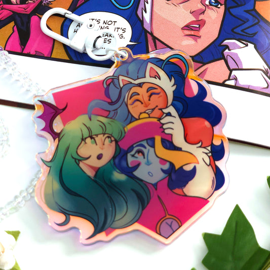 Darkstalkers Girlies Trio Charm